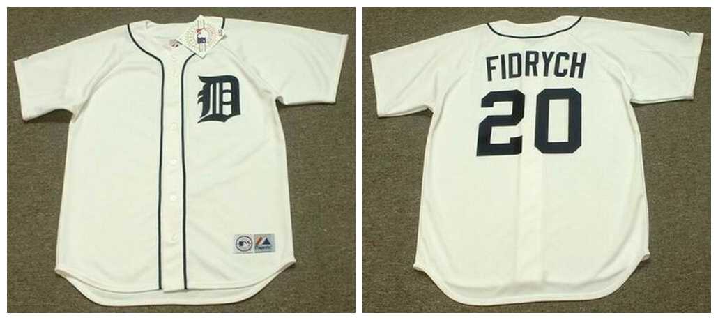 Tigers 20 Mark Fidrych White 1976's Throwback Cool Base Jersey,We sell and wholesale Tigers 20 Mark Fidrych White 1976's Throwback Cool Base Jersey on line form chian!